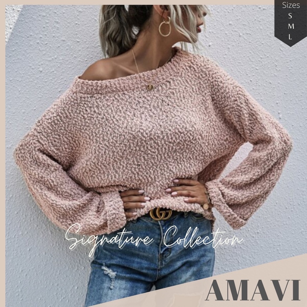Captivating Love Pebble Soft Pullover DUSTY ROSE